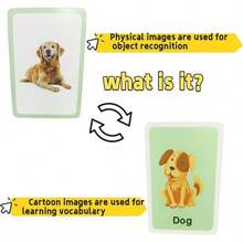 Pocket-Size Flash Cards For Toddlers, Educational Learning , Body Animal Food Fruit Cards, Ages 2-6, Montessori Preschool Learning Toys For Kindergarten - 蔬菜 - 查看 4