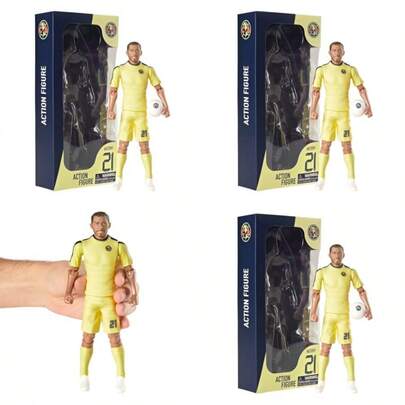 Henry Josue - El Bufalo - Jugador del America - Figura de accion de 20 cm - Juguete articulado- fanaticos del Futbol - Regalo para niños Futbol- Coleccionistas y niños Henry Childlike fun, a must-have gift for children