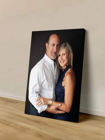 1 pièce canevas murale personnalisée, affiche sans cadre, peinture sur canevas encadrée confortable pour l'intérieur, cadeaux pour la Saint-Valentin, l'anniversaire de mariage, la fête des mères, la fête des pères, cadeau commémoratif personnalisé, convient pour la Saint-Valentin, le mariage, Pâques, la fête des mères, la fête des pères, décoration de la chambre, personnalisable, décoration de la chambre, cadeau personnalisé, image, photo