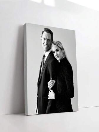 1 pieza Obra de arte en lienzo personalizada, póster sin marco, pintura en lienzo enmarcada acogedora para interiores, adecuada para decoración de Año Nuevo, regalo del Día de San Valentín, recuerdo de boda, regalo del Día de la Madre/Padre, regalo conmemorativo personalizado, aplicable para el Día de San Valentín, boda, Día de la Madre/Padre, Año Nuevo, decoración de habitación, personalizable, decoración de dormitorio