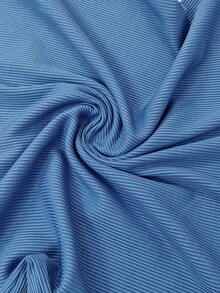 Women's Sleeveless Ribbed Knit Camisole Tank Top, Lightweight, Versatile, Suitable For All Seasons - Blue - View 4