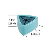 1/3 piezas Ganchos adhesivos de toalla triangulares creativos, sin necesidad de perforar, adecuados para baño, cocina, almacenamiento de ropa, accesorios de baño, suministros de cocina - Verde - Ver 8