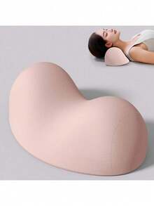 Almohada cervical de doble bola, almohada de soporte para el cuello, almohada de sueño de espuma de memoria, almohada de protección cervical unisex, almohada de tracción, adecuada para dormir de espaldas y de lado para apoyar la espalda y el cuello, almohada de soporte para el cuello