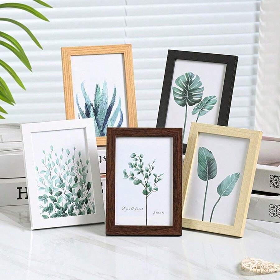 5/6/7/8/10 Inch A4 Minimalist Wooden Photo Frame, Freestanding Or Wall Mounted, Nordic Style, Great Gift