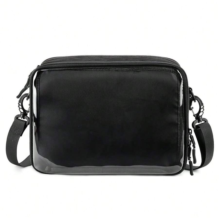 STEAMEDBUN Ita Bag Crossbody Small Ita Purse Pin Display Bag With Insert,Black - Black - 查看 1