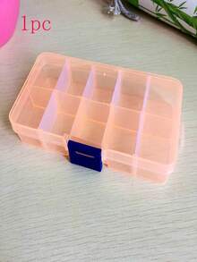 1/2pcs Flexible Transparent Plastic Storage Box | Small Storage Container, Desktop Display Box, Organizer Rack, Ideal For Organizing Pearls, Jewelry And Small Items | Modern Style, Desktop Mounting, Rectangular, Multi-Purpose - Transparent Storage Box - View 27