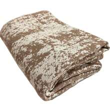 Living Room Or Bedroom Rug, Various Sizes, 100% Cotton. Thick And Very Soft, Machine Washable! - Abstract Caramel - View 3