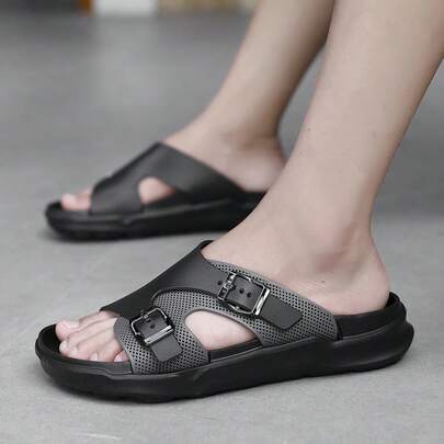 Men's Summer Fashion New Lightweight Comfortable Non-Slip Versatile Slippers, Suitable For Indoor And Outdoor Wear