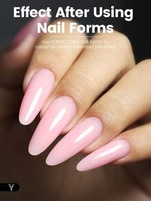 YOKEFELLOW 200/300/500pcs Nail Forms For Nails Extension, Self-Adhesive Nail Extension Forms Professional Nail Forms With Numbers Marked For Poly Gel Or Builder Gel For DIY At Home Nails Art Supplies - Multicolor - View 7