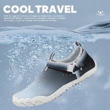 Zapatos de agua para mujeres,Zapatos surf hombre ,Zapatos de Agua para Hombres y Mujeres,Zapatillas deportivas de agua,Secado rápido antideslizante para yoga, deportes al aire libre, playa, piscina,37497153 - Camel - Ver 5
