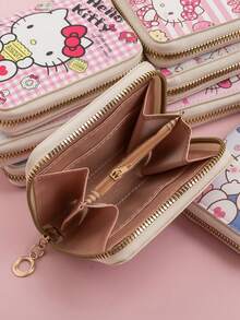 1个短款钱包，卡通可爱学生迷你拉链零钱包，适合女孩 - 彩色 - 查看 5