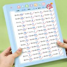 Multiplication And Division Practice Problems, Multiplication And Division Formula Sheet, Arithmetic Flash Cards For Use In Schools And Kindergartens - Multicolor - View 7