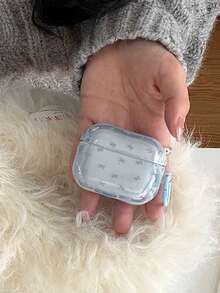 Cute Bow Design Pro 3/ 4 Wireless Bluetooth Earphone Case, Protective Cover Compatible With Apple Pro 2, Anti-Drop, Korean Style