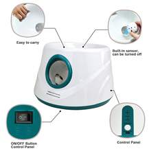 1pc New Pet USB Rechargeable Long Lasting Smart Multi-Distance Ball Launcher Outdoor Elastic Tennis Ball Thrower Dog Toy Automatic Throwing Machine, Perfect Size For Small And Medium Dogs, Comes With 3 Elastic Balls, Must-Have For Dogs And Cats