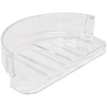 EZ-FLO 15204 - Jabonera de plástico transparente de repuesto para baño(Jabonera de plástico de repuesto) - Multicolor - Ver 5