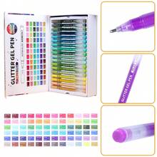 Languo 72 Color Shiny Acrylic Gel Pens,Super Shining Color Painting Gel Pen-Plus Drawing,Graffiti,Hand Account Writing For Acrylic Board/Eggshell/Canvas Shoes/Glass Cup Super Strong Coverage Ideas Gift Choice Back To School Essentials Art Supplies Stationery - Multicolor - View 10