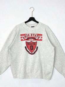 Hoodies For WomenBasic Cotton Vacation T-Shirt Vintage 90s New York Knicks Shirt, Crewneck New York Knicks Sweatshirt, Retro Hoodie For Women And Men Unisex Basic Layering T-ShirtLoose And Comfortableed Hardy Clothes Tops - 灰色 6 - 查看 10