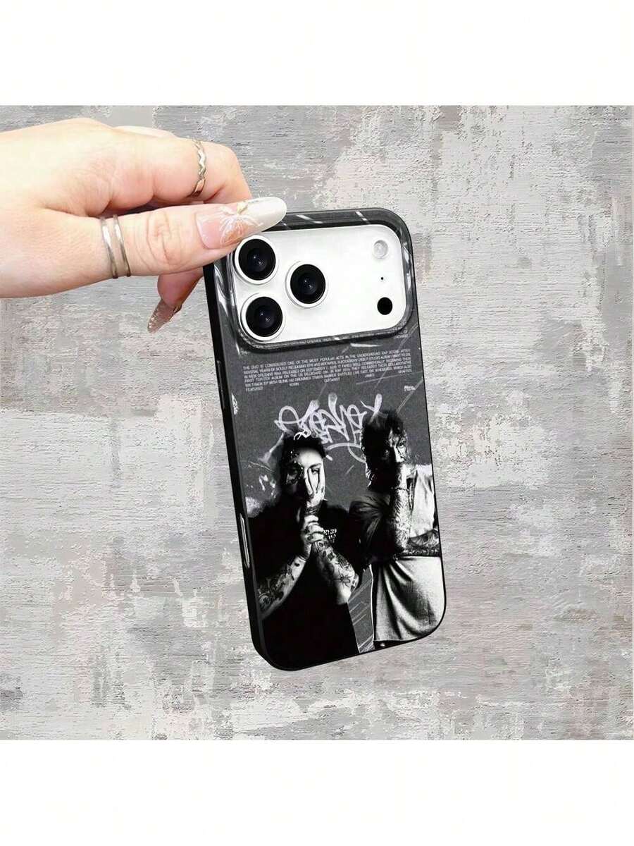 Estilo de Rap de Uicide Boys |       Estuche Duradero de Hip-Hop |        Recorte |       A prueba de golpes y antideslizante |       Acabado Mate |       Moda de Lujo Ligero, Impresión UV para iPhone 17/16/15/14/13/12/11/air/Pro/ProMax  Galaxy S20/S21/22/S23/S24/S25 Plus, Fe, Ultra, A05/A13/A15/A16/A24/A25/A55/A35 Redmi Note13ProPlus/Note14ProPlus, Pixel, MotoG86, G56 - Negro - Ver 1