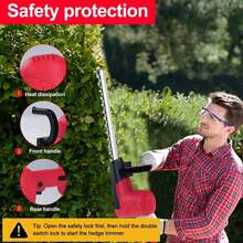 Cortasetos Eléctrico Inalámbrico Arbustos Pod 21v Con 2pilas - por defecto - Ver 8