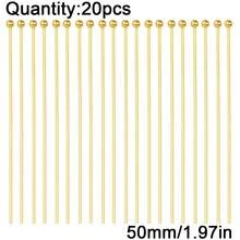 20pcs 20/25/30/35/40/50/70mm Stainless Steel Round Head Ball Pins, DIY Jewelry Accessories Materials For Bracelet, Earrings - Diy - View 10