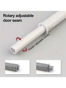 10个隐藏式按压抽屉弹出装置，配有配套螺丝和橡胶塞，1厘米/0.4英寸隐藏式嵌入式家具门开启器，补丁 - 彩色 - 查看 10