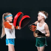 Punching Mitts Kick Pack Set, Boxing Mitts Pads, Taewondo Kick Pad, Great Boxing, Kickboxing, Karate, Muay Thai, Training - 黑色/紅色 - 查看 7