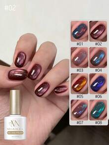 10ml/Pieza Recomendación de influencer online popular Esmalte de uñas en gel iluminador listo para el invierno Serie de ojos de gato con bola de cristal 2026 Nuevos colores de estilo Adecuado para uñas de los pies Uso en salón con luz UV LED