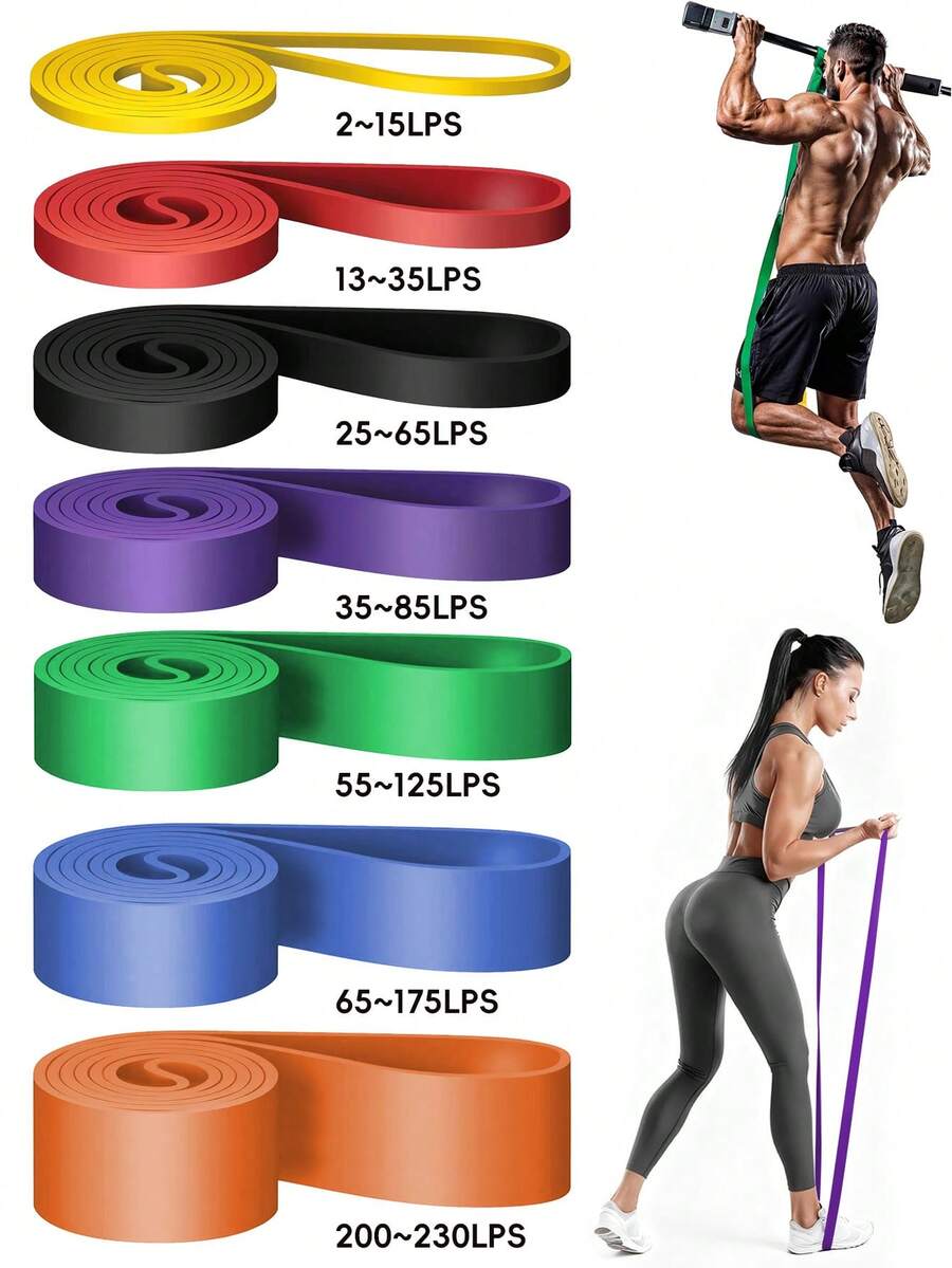 Dây kháng lực kéo xà từ 2,45 kg đến 104 kg, dây căng kéo xà, dây đàn hồi, dây kháng lực TPE tập thể dục, dây hỗ trợ kéo xà. Thích hợp cho cả nam và nữ tập luyện thể dục. Bộ dây đàn hồi và dây tập thể dục, được sử dụng cho các bài tập kéo giãn, thích hợp cho yoga, pilates và các bài tập cường độ cao với dây đàn hồi. Thích hợp cho bộ dây tập luyện tại phòng tập hoặc tại nhà.