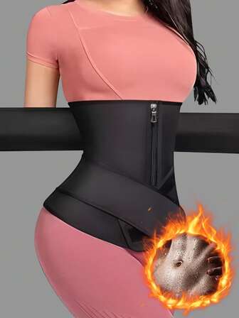 1 pieza de cinturón deportivo para mujer, cinturón de entrenamiento de cintura, corsé moldeador de abdomen y cintura, recortador de cinturón para mujer, cinturón para mujer, corsé de abdomen y cintura, cinturón de sauna deportiva para abdomen, cinturón de ejercicio, herramientas de entrenamiento abdominal, transformador de figura, cinturón de ejercicio, entrenamiento abdominal, cinturón de corsé, cinturón de control abdominal para mujer, cinturón de yoga y carrera, regalo para amigos