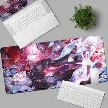 Pretty Cute Anime Girl Castorice Cyrene Evernight Hyacine Mouse Pad Laptop PC Mousepad Honkai Star Rail Anime Gaming HD Desk Mat - LW 17 - 查看 13