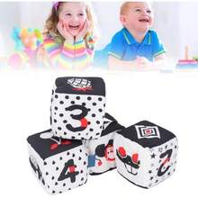 TendenciaVbestlife Juguete de Bloques de bebé Suave con Letras Animales, 4 Piezas Bloques de Tela para bebé Letras de Juguete Animales Aprendizaje Bloques Interactivos de Alto ContrasteCalidad premium - 1 - Ver 5