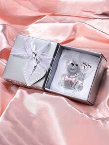 1 Stück Kristallbär Handwerk, modischer & süßer Kristallbär, Muttertags Geschenk, Valentinstag Geschenk, Geburtstagsgeschenk, Hochzeitsgeschenk, Geschenk zum Schulanfang, handgefertigt, Tischdekoration, Auto Innenraum Dekoration, Schlafzimmer & Wohnzimmer Dekoration, Geschenk für Freunde, Liebhaber, Lehrer, Eltern - Verschiedenfarbig - Übersicht 5