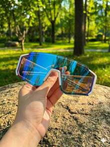 Outdoor Sports Cycling  With UV Protection, Fashionable/ Style. Bicycle, Sports, Racing, Road - 藍白色 - 查看 2