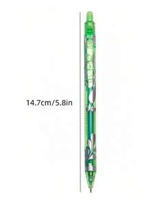 6 buc/set pixuri retractabile cu model ceramic, 0,5 mm culori mixte, uscare rapidă, rechizite de birou și școală, cadou pentru întoarcerea la școală