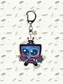 1pc Cartoon Acrylic Keychain, Cute Bag Charm, Anime Character Keyring, Car Key Chain, Backpack Pendant, Jewelry Accessory, Perfect For Daily Wear, Great Gift For Friends And Fans - Multicolor - View 16