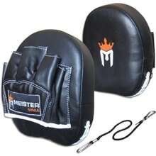 Meister Manoplas de Golpe Acolchadas Contorneadas (Par) para MMA y Boxeo - / - Ver 1