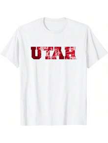 University Of Utah Utes Tie-Dye T-Shirt - 白色 - 查看 1