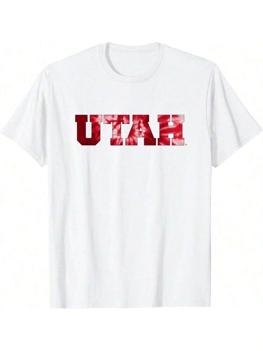 University Of Utah Utes Tie-Dye T-Shirt - 白色 - 查看 1
