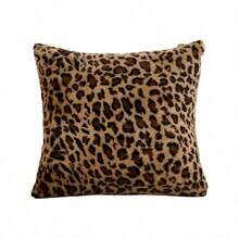 1PC/2PCS/4PCS Farmhouse Leopard Pillow Cover - Double Sided Cheetah Print Textured Cover | Stylish Accent For Couch, Chair & Living Room Decor | Modern Wild Animal Theme Home Refresh (Insert Not Included) - Multicolor - View 4