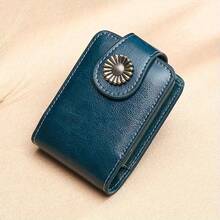 时尚迷你化妆包，便携式化妆盒带镜子，口红收纳包，多种颜色可选，小巧PU皮革口红袋带镜子，口红钱包，化妆旅行包，女士/女孩收纳包 - 彩色 - 查看 10