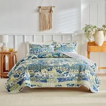 3pcs King Size Duvet Cover Set With Pillowcase, Lightweight & Soft Quilted Bedspread, Digital Printed Bed Cover For All Seasons, Spring & Summer - Multicolor - View 4