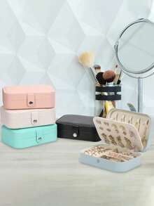 1 hộp đựng trang sức du lịch nhiều tầng, hộp đựng trang sức dung lượng lớn, hộp trang sức chống thấm nước bằng da PU, hộp đựng để bàn, giá đỡ trang sức, giá trưng bày vòng cổ đa chức năng, hộp đựng nhẫn, hộp đựng nước hoa, giá đựng trang sức chống thấm nước, hộp trang sức có thể tháo rời, hộp đựng mỹ phẩm, quà tặng cho phù dâu, quà sinh nhật, quà tốt nghiệp, trang trí đám cưới, trang trí phòng ngủ, trang trí bàn làm việc, quà tặng cho nữ, trang trí phòng ngủ, trang trí phòng - Nhiều màu - Xem 3