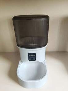 4升自动喂猫器，猫狗通用自动宠物喂食器，易于安装和清洁 - 4公升 - 查看 11