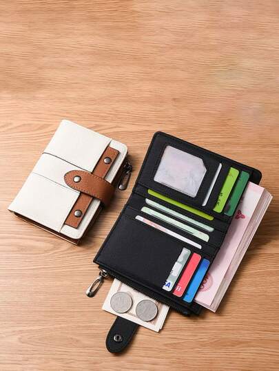 Cartera, monedero, portacartas, billetera de bolsillo/Monedero mini con diseño geométrico lindo y de moda para niños y niñas, perfecto para regalar en días festivos