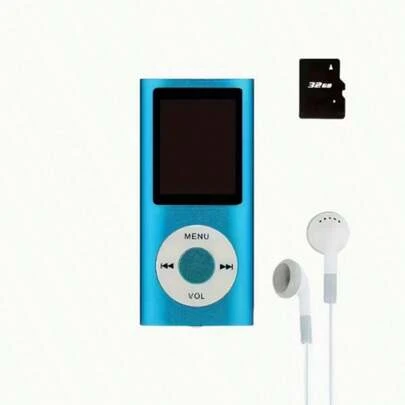 [MP3 Music Player] This MP3 Music Player Comes With Wired Headphones, Features Easy Volume Control, Supports Recording And Playback, Is A Portable Media Player, And Includes A 32GB Memory Card. Multiple Colors Are Available.