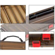 Caja del Cebo de Pesca, Compartimientos Señuelos de la Pesca Caja de los trastos Cuchara de Gancho Cebos Contenedor de Almacenamiento de Accesorios Cebo Para Peces,37491781 - Multicolor - Ver 2