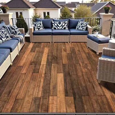 1件装户外木纹门垫、地毯、迎宾垫、地垫、地板垫、户外门垫、厨房地毯、家居装饰、前门垫、区域地毯、户外垫、家居装饰、区域地毯、花园地毯、可水洗地毯