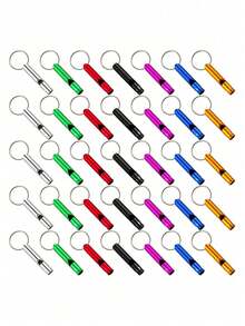 6 szt./3 szt./1 szt. Nowy gwizdek, mini przenośny, odpowiedni do sportu, zawodów, /gwizdek sędziowski, piłka nożna, gwizdek treningowy, Majorette, kemping/piesze wycieczki, gwizdek ratunkowy w podróży, gwizdek do tresury zwierząt, na Dzień Ojca/urodziny/powrót do szkoły/imprezę ukończenia szkoły, gwizdek, prezent, gwizdki, pitos, sędzia, gwizdki sportowe, sprzęt kempingowy, niezbędne wyposażenie kempingowe - Wielokolorowe - Zobacz 10