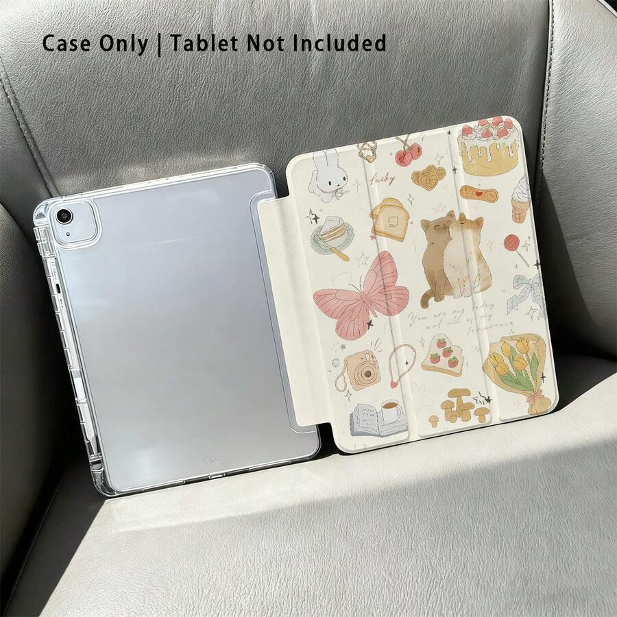 兼容 iPad A16 2025、Air 11/13、M3 2025、Mini7 A17、Pro 2024、Air 11/13、M2 2024、Pro 11/13、M4 2024、Pro 12.9（第 7/8/9 代）、10.2（第 10 代）、Air 4/5（10.9）、Pro 11（第 4/5/6 代）；兼容三星 S7/S8/S9/S10/S10FE/S9FE/S7FE/S7+/S8+/S9+/S10+/A9+/A8；兼容华为、荣耀及其他机型；三折 - 彩色 - 查看 1
