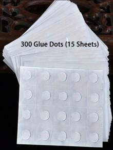 2000pcs/100pcs Double-Sided Adhesive Balloon Dots, DIY Decoration Polka Dot Glue Beads, Sticky Balloon Glue Dot Stickers, Suitable For Valentine's Day, Wedding, Birthday Party Decoration